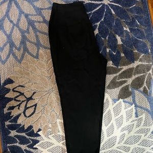 Black baggy mom pant